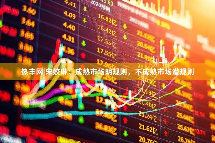 热丰网 宋姣琳：成熟市场明规则，不成熟市场潜规则